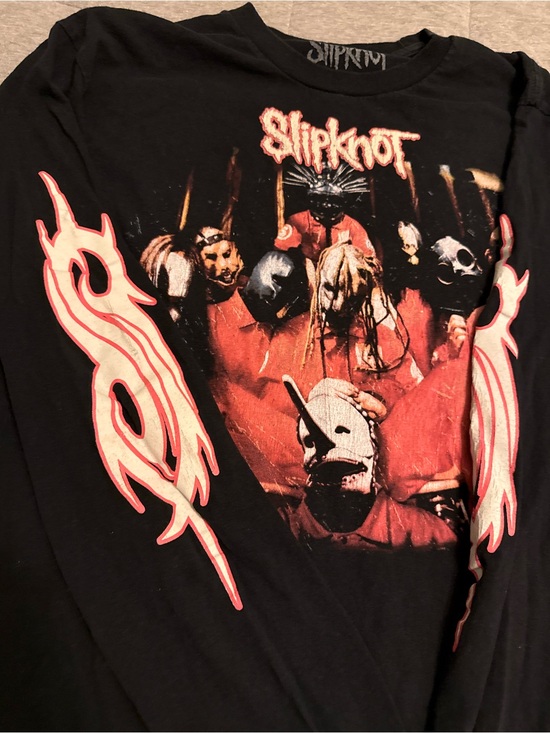 Slipknot Other - SlipknotBlack & Red Graphic Long-Sleeve Band Tee